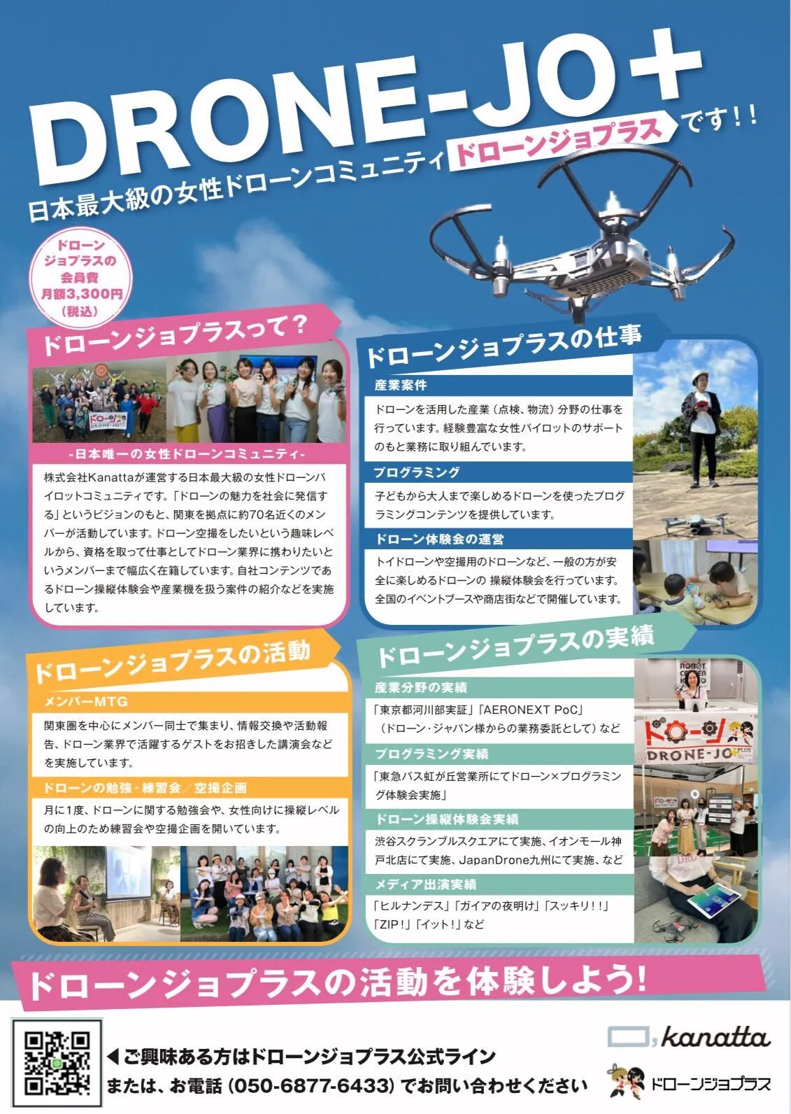 ドローン女子の仕事